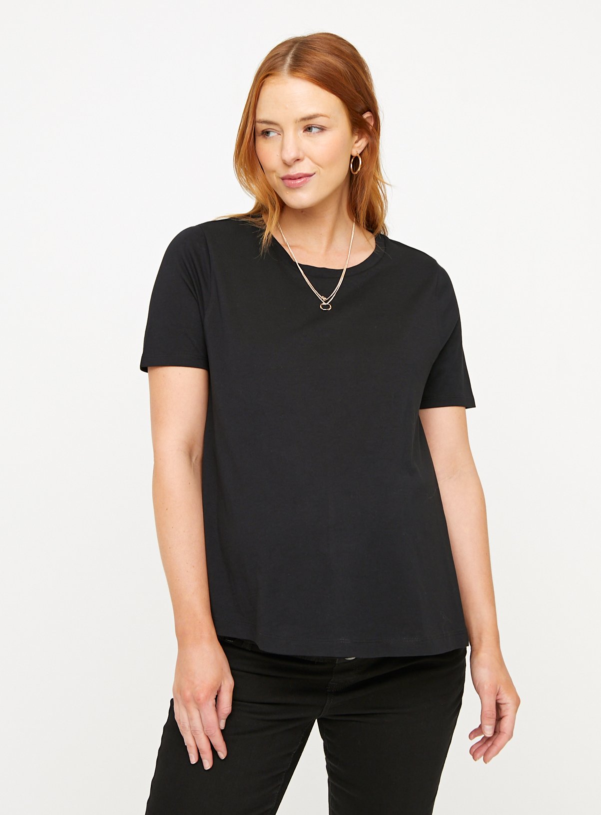 MATERNITY Nursing Plain Short Sleeve T-Shirt 2 Pack 20 - Image 2 thumbnail